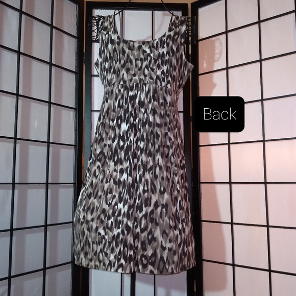 2A. Ann Taylor [Est. 1954] Leopard Print Dress - Picture 10 of 14